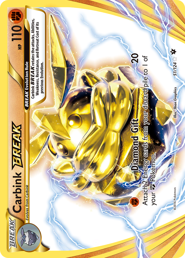 Carbink BREAK (51/124) [XY: Fates Collide] | Good Games Adelaide SA