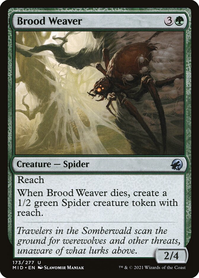 Brood Weaver 173 (Innistrad: Midnight Hunt)  | Good Games Adelaide SA