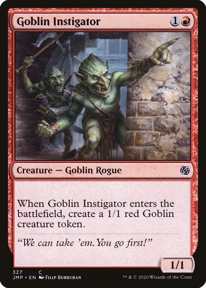 Goblin Instigator [Jumpstart] | Good Games Adelaide SA
