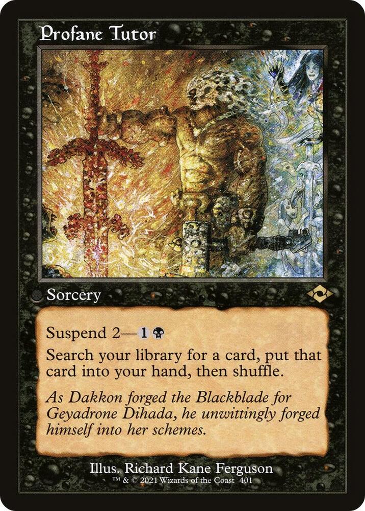 Profane Tutor Retro Frame 401 (Modern Horizons 2)  | Good Games Adelaide SA