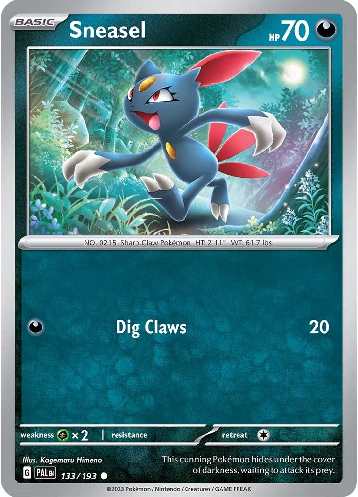 Sneasel (133/193) [Scarlet & Violet: Paldea Evolved] | Good Games Adelaide SA