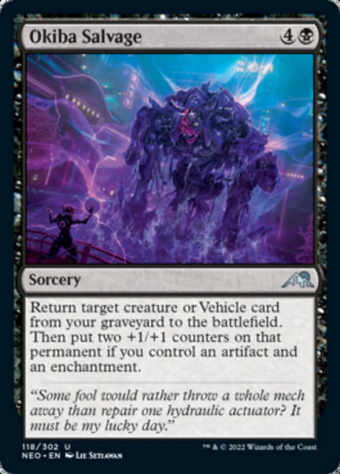Okiba Salvage [Kamigawa: Neon Dynasty] | Good Games Adelaide SA