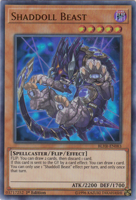 Shaddoll Beast [BLHR-EN083] Ultra Rare | Good Games Adelaide SA