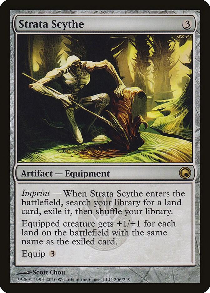Strata Scythe 206 (Scars of Mirrodin)  - Foil | Good Games Adelaide SA
