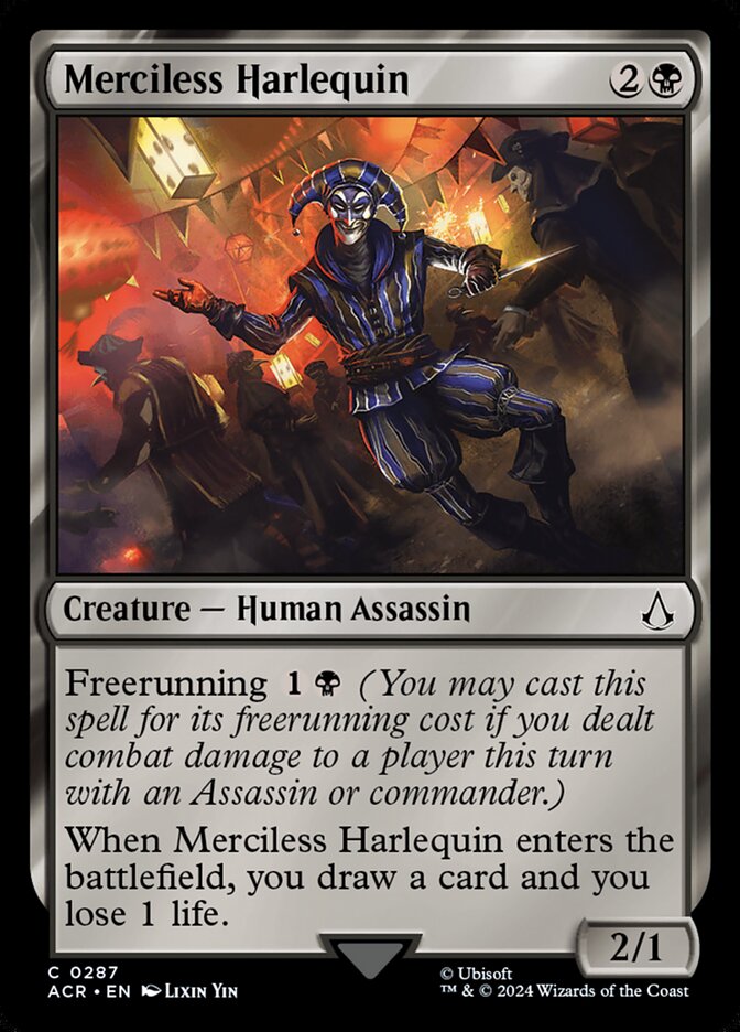 Merciless Harlequin 287 (Universes Beyond: Assassin's Creed)  | Good Games Adelaide SA