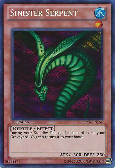 Sinister Serpent [LCYW-EN154] Secret Rare | Good Games Adelaide SA
