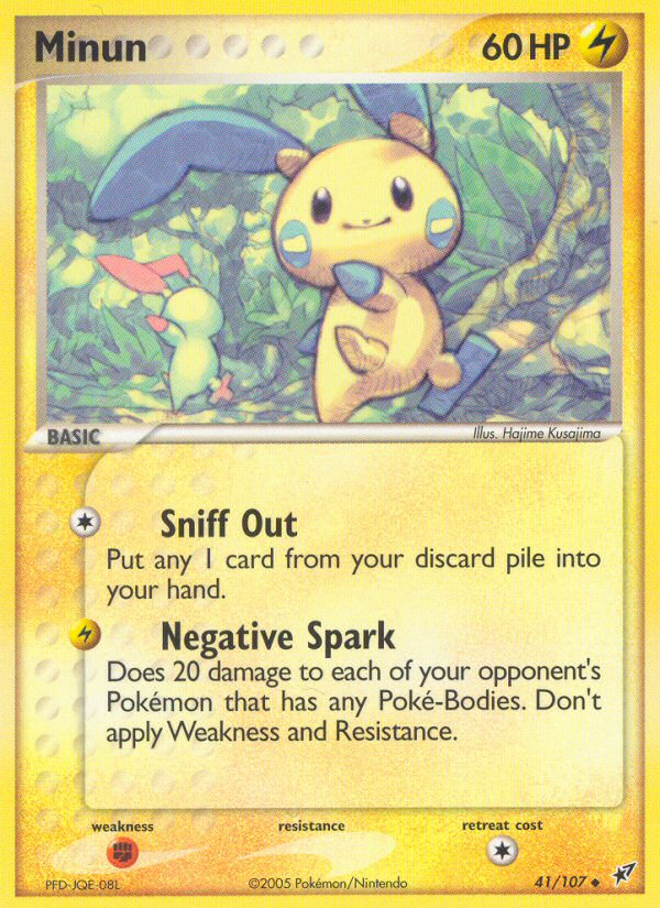 Minun (41/107) [EX: Deoxys] | Good Games Adelaide SA