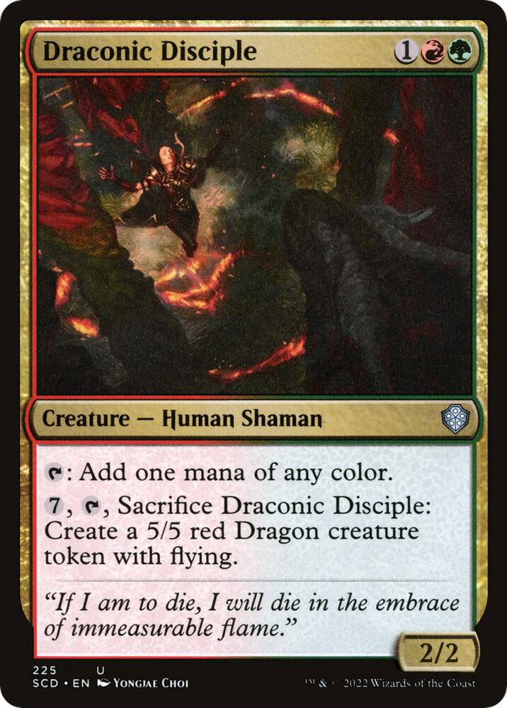 Draconic Disciple 225 (Starter Commander Decks)  | Good Games Adelaide SA