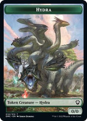 Snake // Hydra Double-sided Token [Dominaria United Commander Tokens] | Good Games Adelaide SA