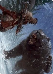 Blizzard Brawl Art Card 41 (Art Series: Kaldheim)  | Good Games Adelaide SA