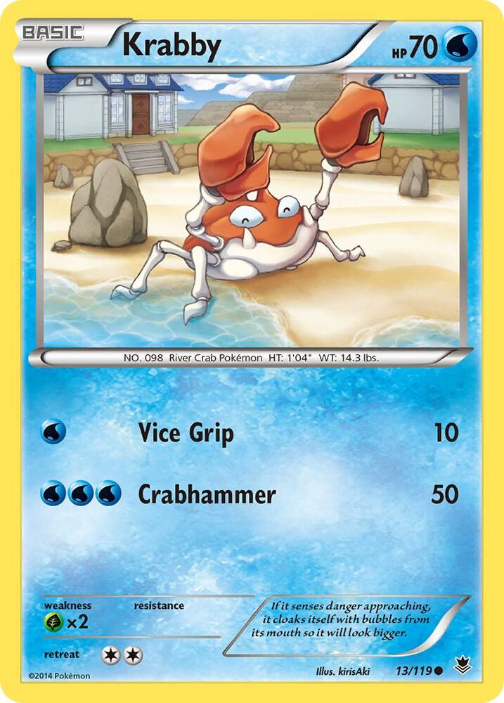 Krabby 13/119 (XY - Phantom Forces)  | Good Games Adelaide SA