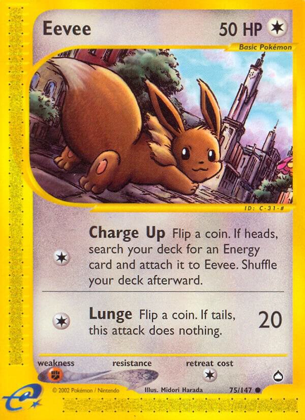 Eevee 075/147 (Aquapolis)  | Good Games Adelaide SA