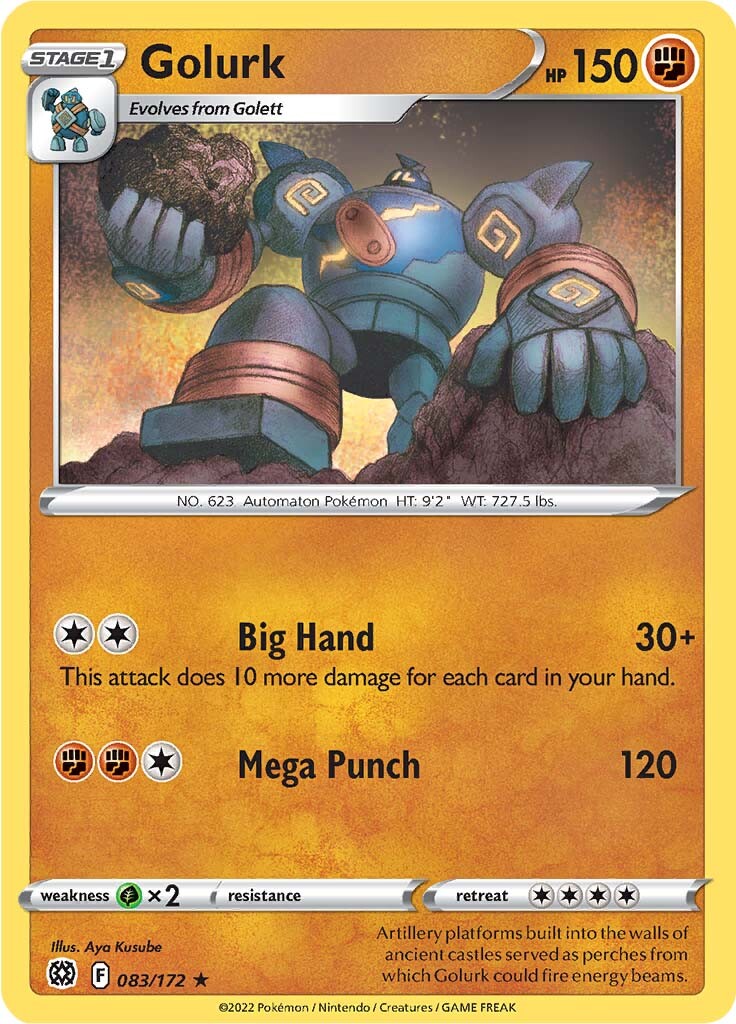 Golurk (083/172) [Sword & Shield: Brilliant Stars] | Good Games Adelaide SA