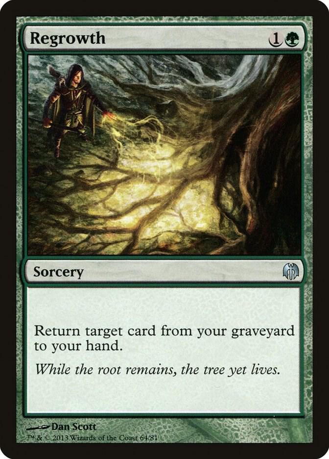 Regrowth 64 (Duel Decks: Heroes vs. Monsters)  | Good Games Adelaide SA