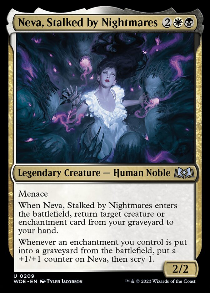 Neva, Stalked by Nightmares 209 (Wilds of Eldraine)  | Good Games Adelaide SA