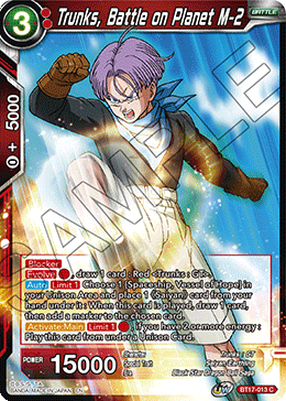 Trunks, Battle on Planet M-2 (BT17-013) [Ultimate Squad] | Good Games Adelaide SA
