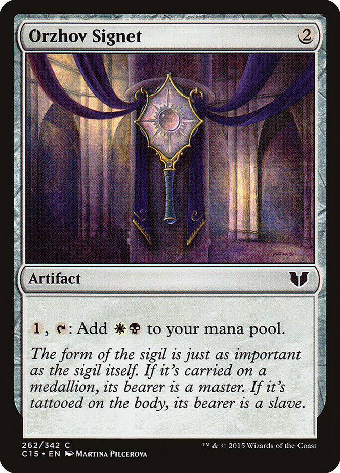 Orzhov Signet [Commander 2015] | Good Games Adelaide SA
