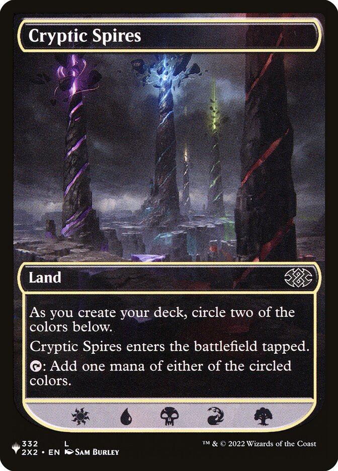 Cryptic Spires 332/024 (The List Reprints)  | Good Games Adelaide SA