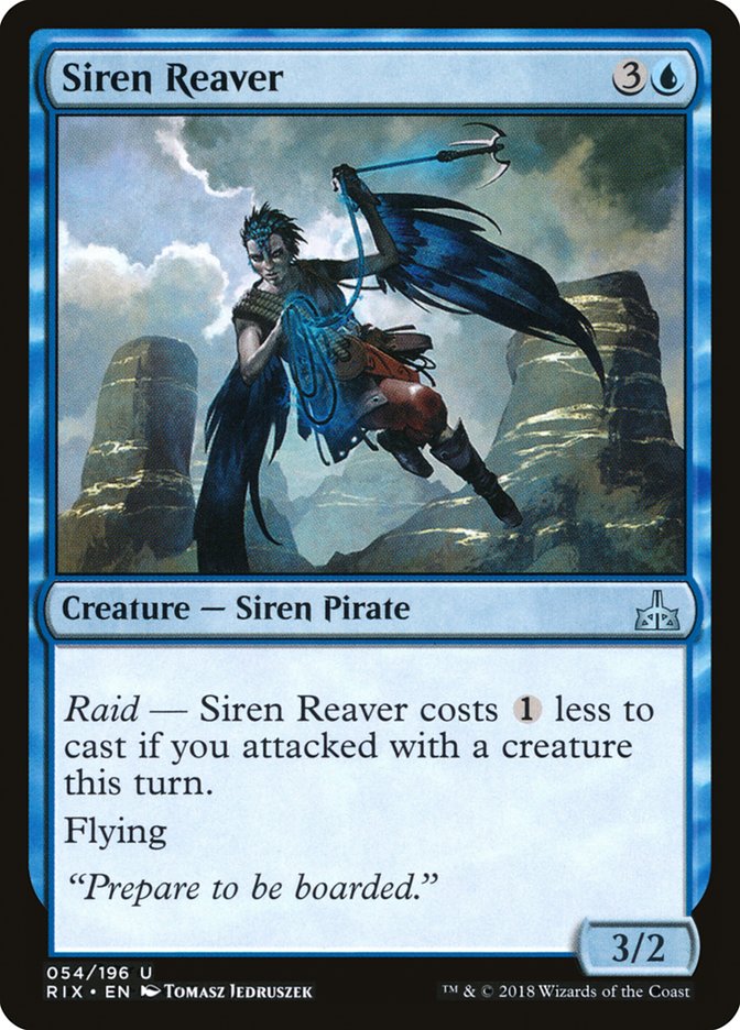 Siren Reaver 54 (Rivals of Ixalan)  - Foil | Good Games Adelaide SA