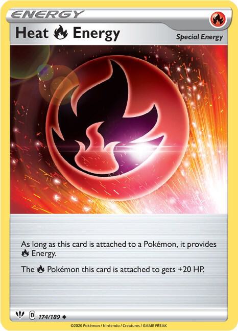 Heat Energy 174/189 (SWSH03: Darkness Ablaze)  | Good Games Adelaide SA