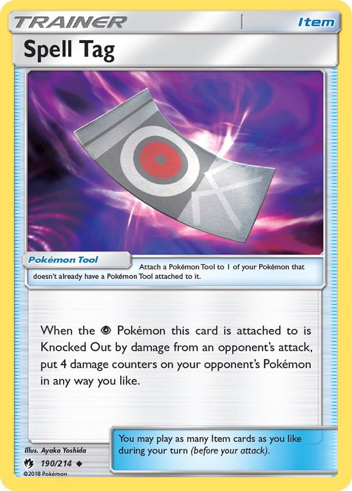 Spell Tag 190/214 (SM - Lost Thunder)  | Good Games Adelaide SA