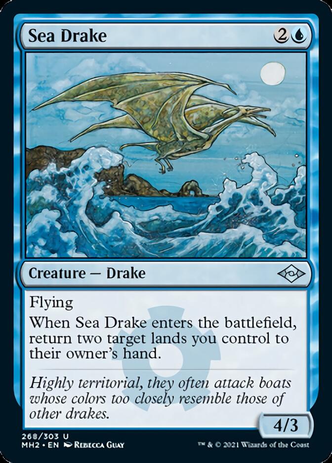 Sea Drake (Etched Foil) [Modern Horizons 2] | Good Games Adelaide SA