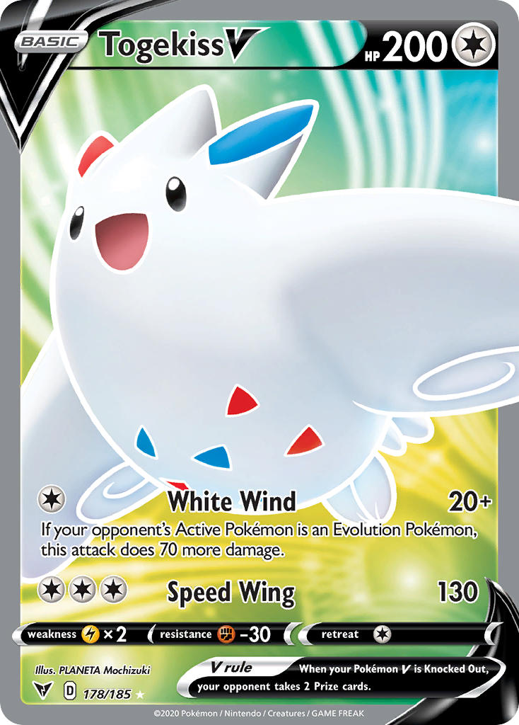 Togekiss V (178/185) [Sword & Shield: Vivid Voltage] | Good Games Adelaide SA