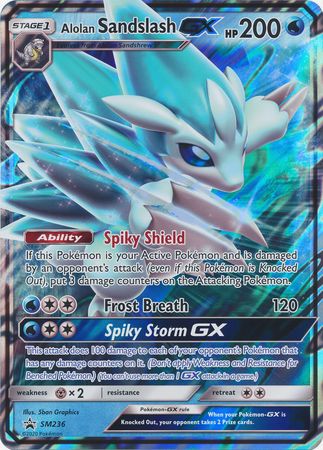 Alolan Sandslash GX (SM236) (Jumbo Card) [Sun & Moon: Black Star Promos] | Good Games Adelaide SA