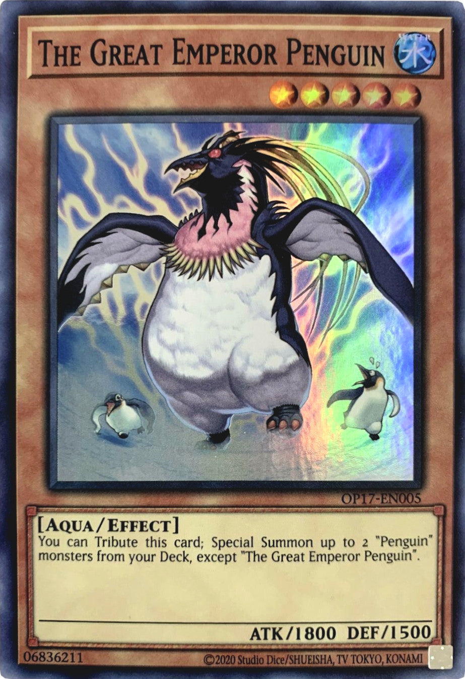 The Great Emperor Penguin [OP17-EN005] Super Rare | Good Games Adelaide SA