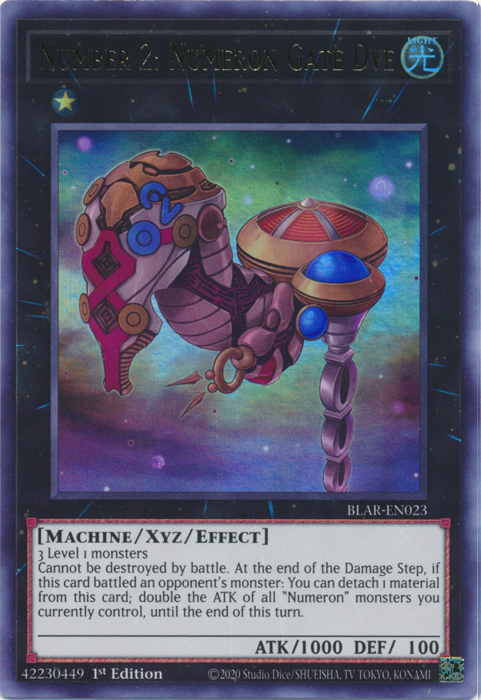 Number 2: Numeron Gate Dve [BLAR-EN023] Ultra Rare | Good Games Adelaide SA