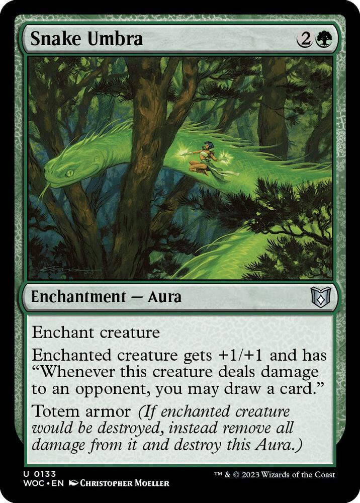 Snake Umbra 133 (Commander: Wilds of Eldraine)  | Good Games Adelaide SA