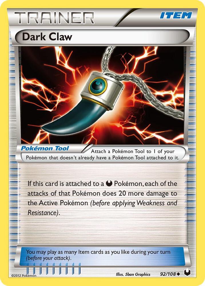 Dark Claw 92/108 (Dark Explorers)  | Good Games Adelaide SA