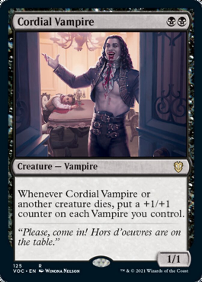 Cordial Vampire [Innistrad: Crimson Vow Commander] | Good Games Adelaide SA