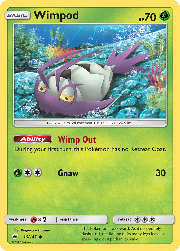 Wimpod (16/147) [Sun & Moon: Burning Shadows] | Good Games Adelaide SA