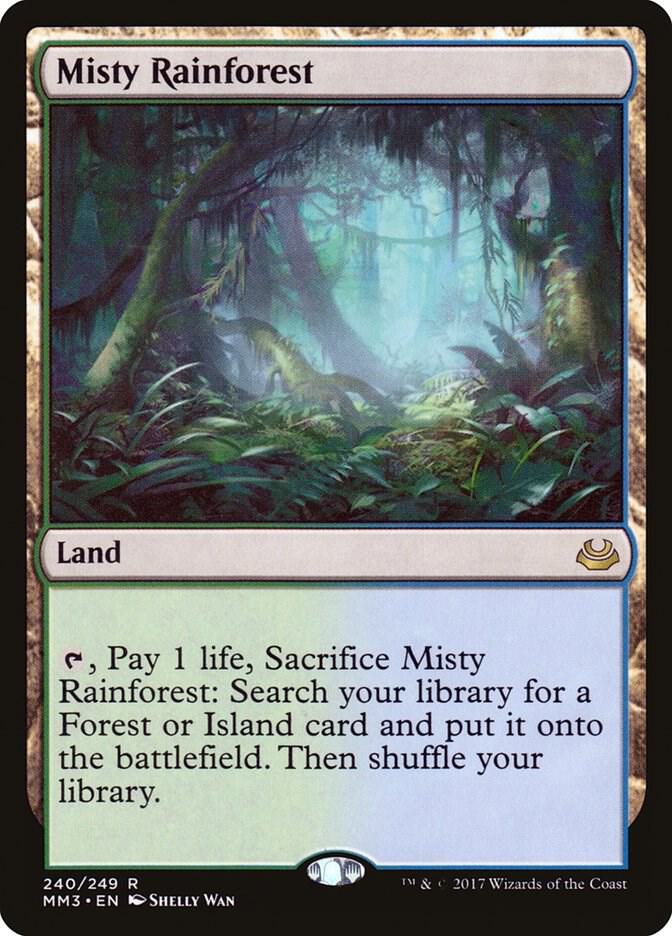 Misty Rainforest 240 (Modern Masters 2017)  - Foil | Good Games Adelaide SA