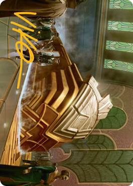 Capenna Express Art Card Gold Stamped Signature 20 (Art Series: Streets of New Capenna)  | Good Games Adelaide SA
