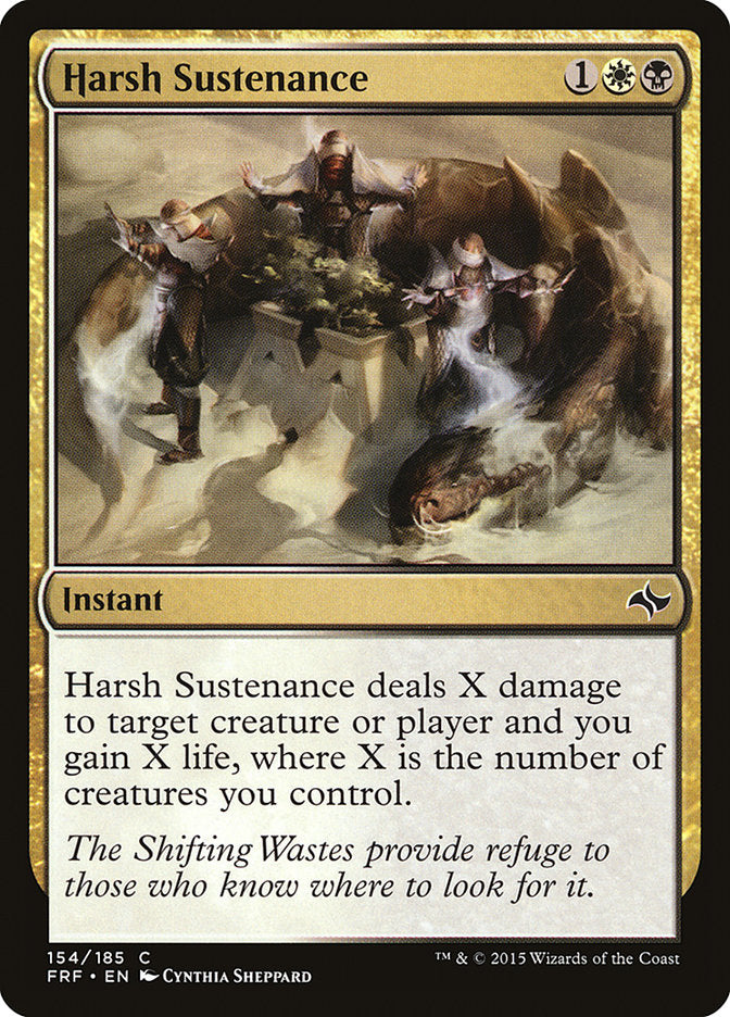 Harsh Sustenance 154 (Fate Reforged)  - Foil | Good Games Adelaide SA