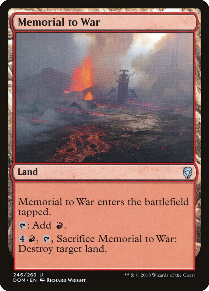 Memorial to War [Dominaria] | Good Games Adelaide SA