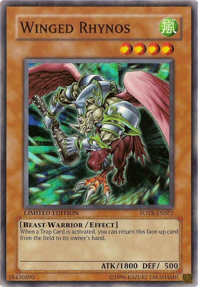Winged Rhynos [FOTB-ENSE2] Super Rare | Good Games Adelaide SA