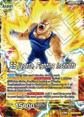 Vegeta // SS Vegeta, Fighting Instincts (Starter Deck Exclusive) (SD22-01) [Power Absorbed] | Good Games Adelaide SA