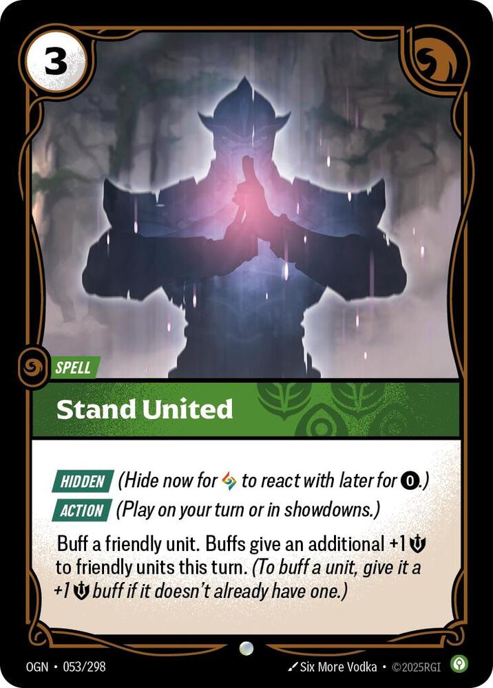 Stand United 053/298 (Origins)  | Good Games Adelaide SA