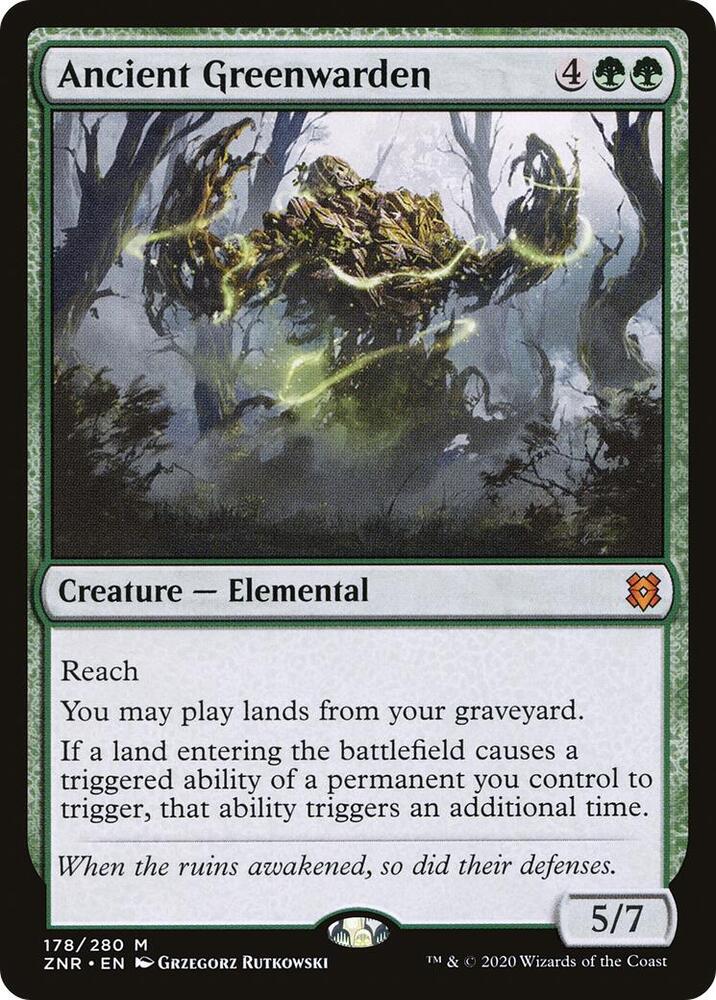 Ancient Greenwarden 178 (Zendikar Rising)  | Good Games Adelaide SA