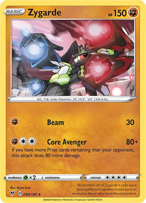 Zygarde 093/185 (SWSH04: Vivid Voltage)  - Holofoil | Good Games Adelaide SA