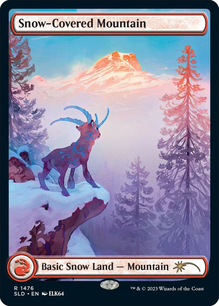 Snow Covered Mountain 1476 1476 (Secret Lair Drop Series)  | Good Games Adelaide SA