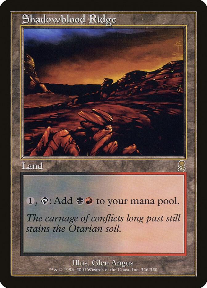 Shadowblood Ridge 326 (Odyssey)  - Foil | Good Games Adelaide SA