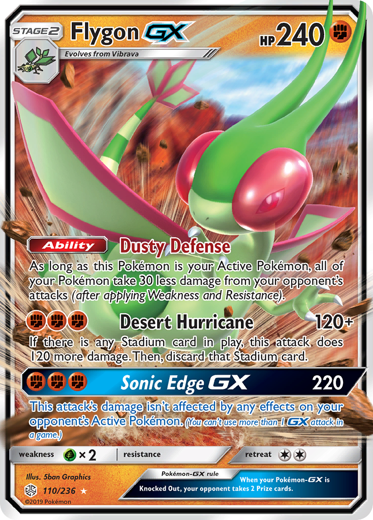 Flygon GX (110/236) [Sun & Moon: Cosmic Eclipse] | Good Games Adelaide SA