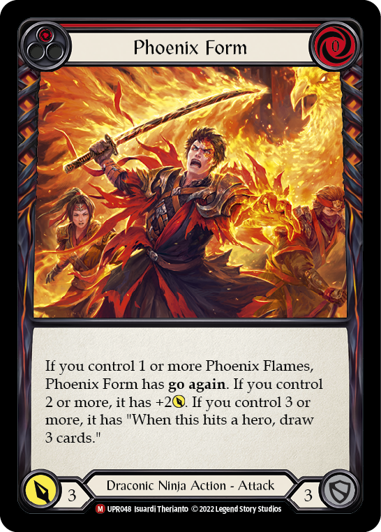 Phoenix Form [UPR048] (Uprising)  Rainbow Foil | Good Games Adelaide SA
