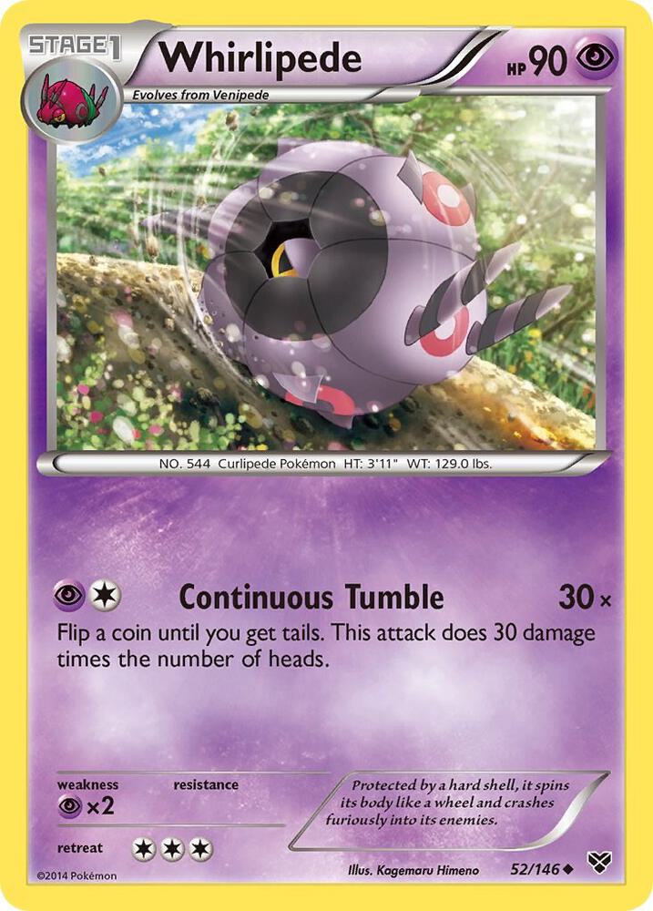 Whirlipede 52/146 (XY Base Set)  | Good Games Adelaide SA