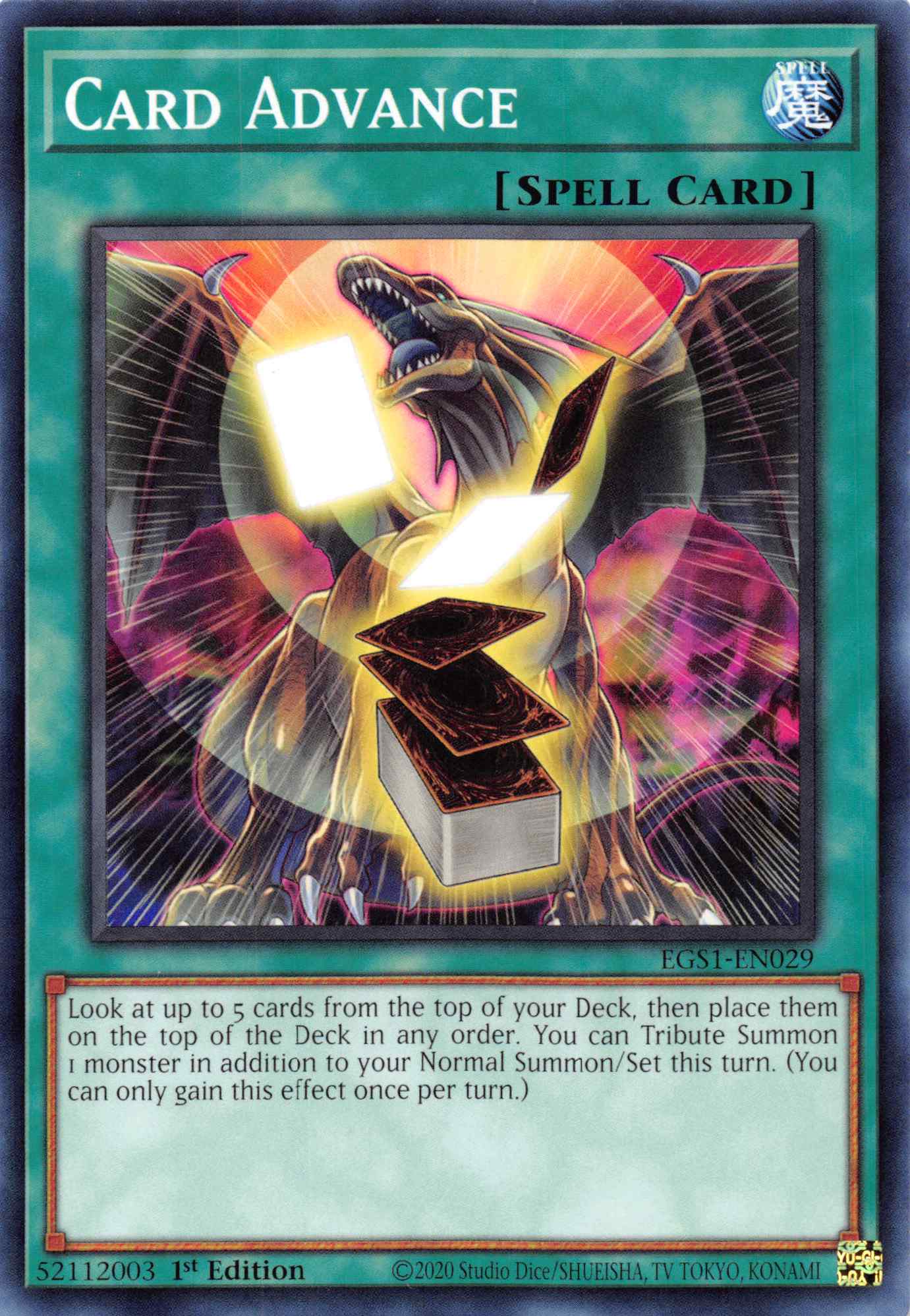 Card Advance [EGS1-EN029] Common | Good Games Adelaide SA