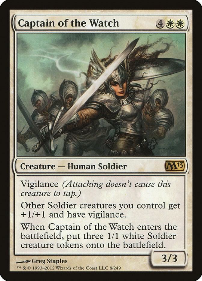 Captain of the Watch 8 (Magic 2013 (M13))  - Foil | Good Games Adelaide SA